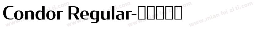 Condor Regular字体转换